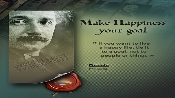 Make happiness your goal