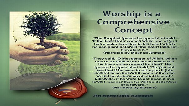 Worship is a Comprehensive Concept