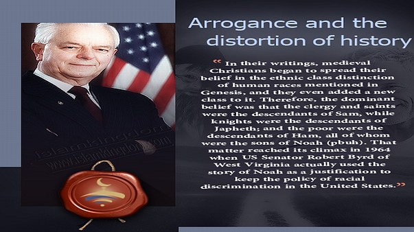 Arrogance and the distortion of history