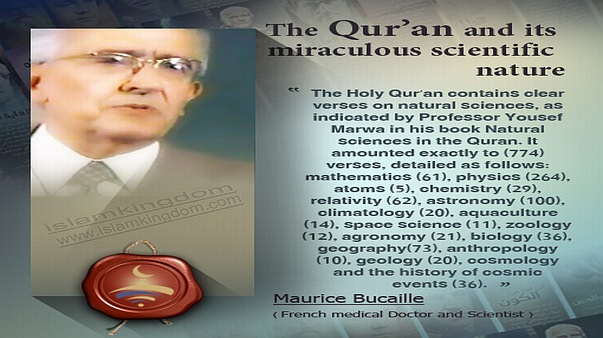The Qur’an and its miraculous scientific nature