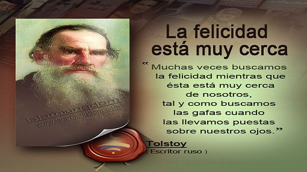 La felicidad está muy cerca