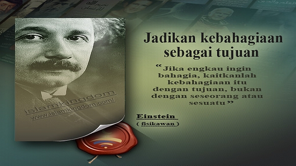 Jadikan kebahagiaan sebagai tujuan