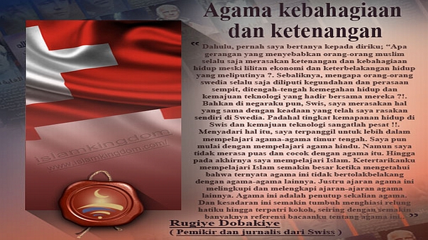 Agama kebahagiaan dan ketenangan