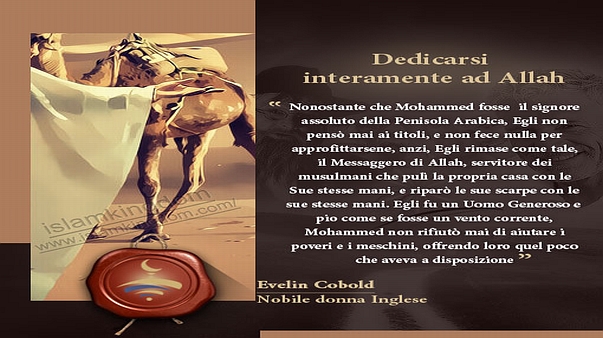 Dedicarsi interamente ad Allah